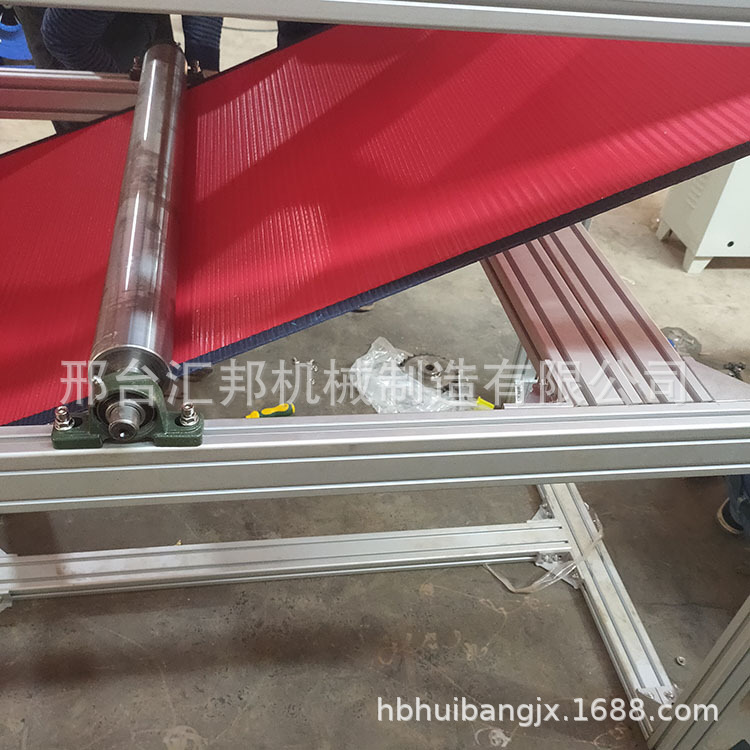 分切收卷机输送机_全自动分切收卷机输送机静电级网帘无纺布口罩设备