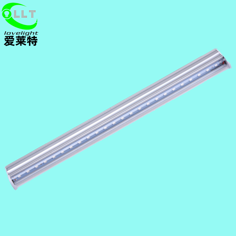 T8一体化LED紫光灯管395NM固化灯紫外线消毒诱蚊UV紫外灯管植物灯