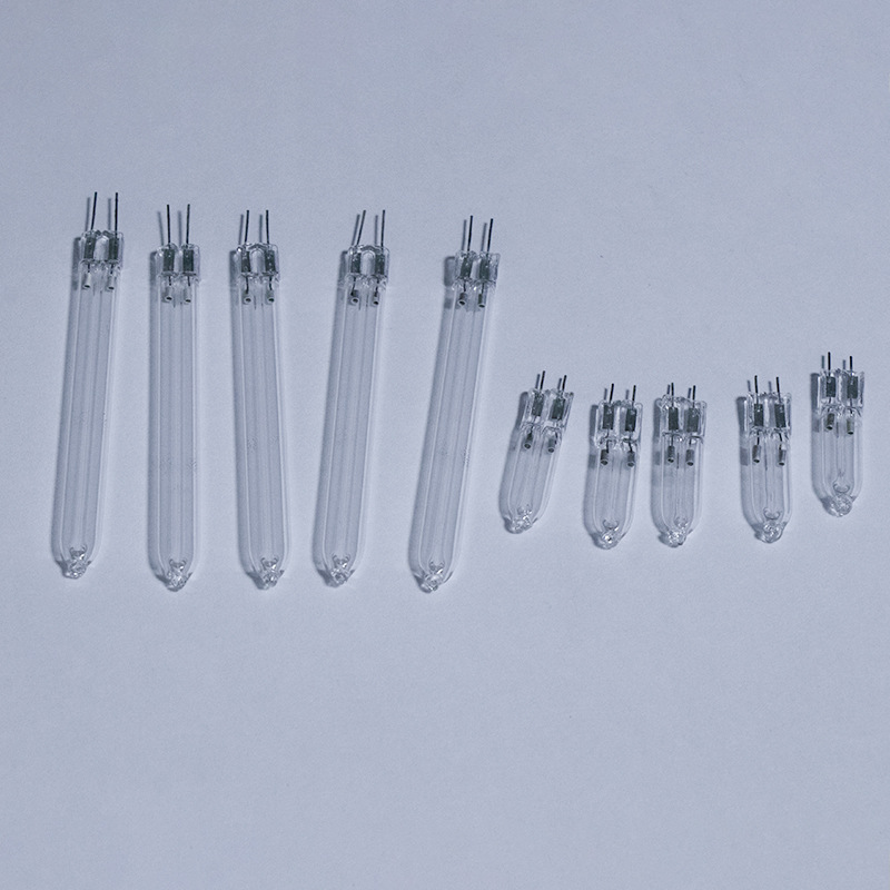 厂家定制冷阴极UV紫外线杀菌消毒灯管185nmU型石英灯管直径4mm