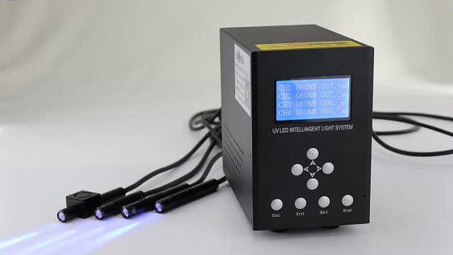 胶机专用固化机设备UVLED点光源水油膜手提UV紫外灯点光源