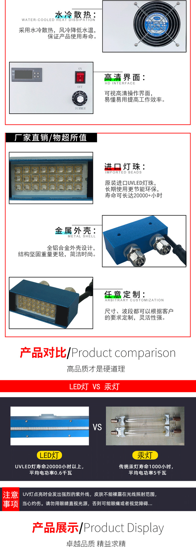 uvled固化机,UV胶水固化灯uvled面光源,uvled冷光源
