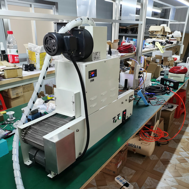 小型桌面式UV胶硬化设备桌面式固化机紫外线桌面输送式UV机固化机