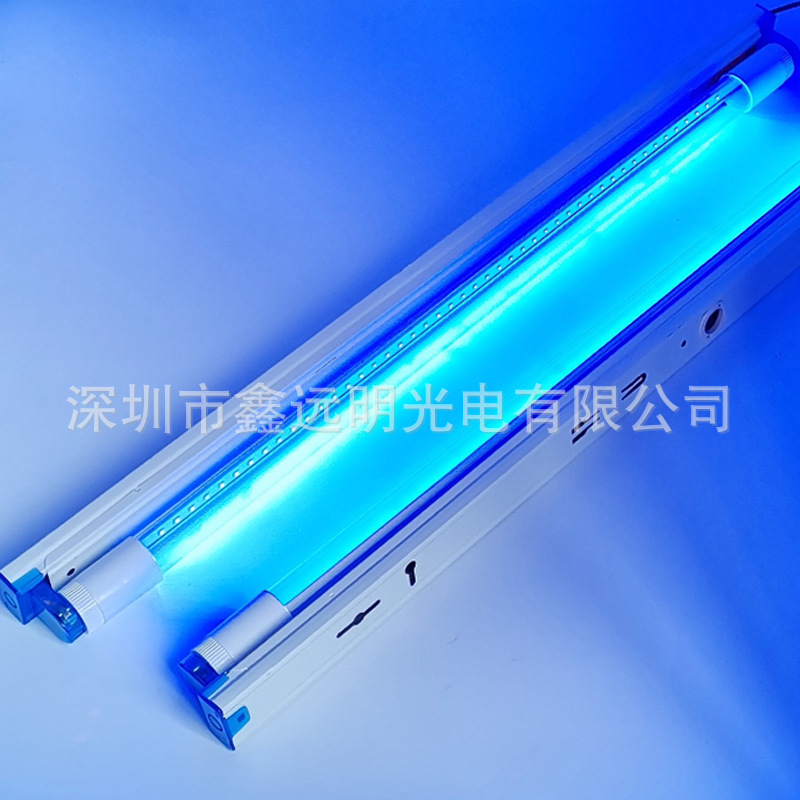 LED紫外线杀菌灯管T8紫光玻璃灯管365nm灯管UV杀菌灯管学校消毒灯