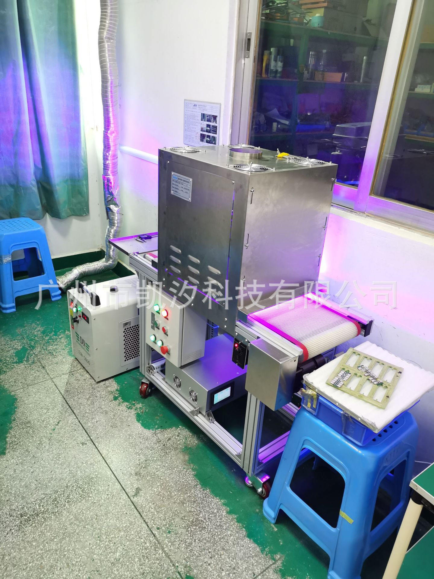 烘干固化设备_UV机LED隧道机UVLED输送机UV炉UVLED隧道炉固化炉传送带UV固化炉