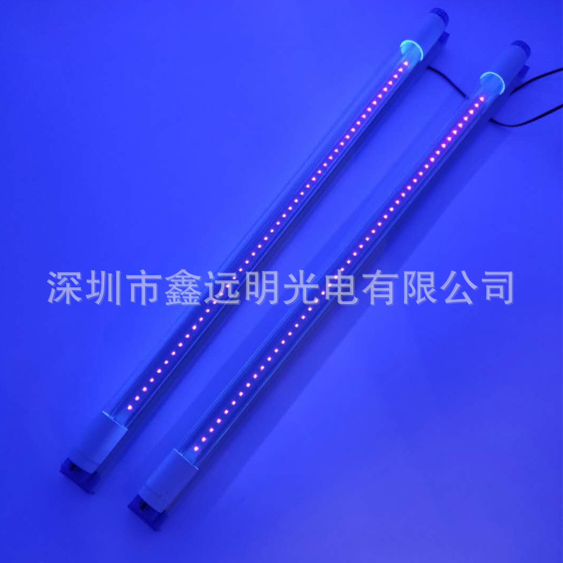 LED紫外线杀菌灯管T8紫光玻璃灯管365nm灯管UV杀菌灯管学校消毒灯