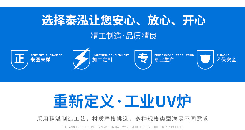 厂家定制工业UV炉紫外线光固化隧道炉烘干线固化机全自动固化炉