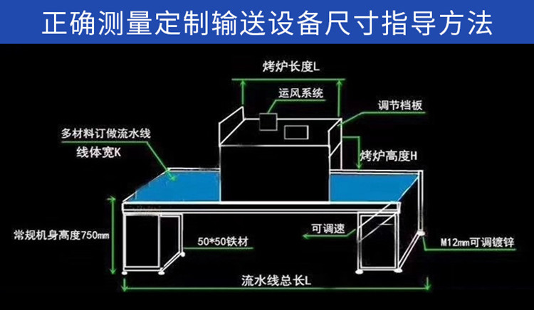 普瑞廷供应工业烘干输送线隧道炉恒温烤炉烤箱加热烘道可定制