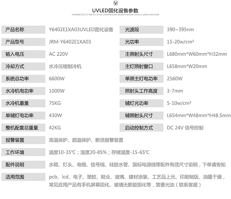大功率uvled固化灯定制395波长uv固化机改装烘干设备光源生产线