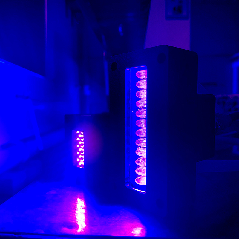 喷绘uvled固化系统高功率烘干机厂家定制平板打印uv光油固化灯