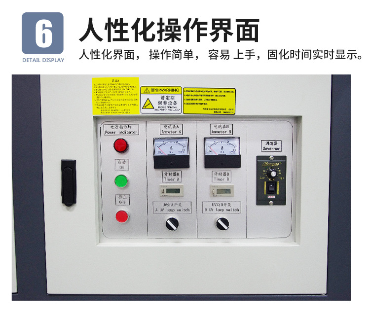 LY400-2BY3光油UV光固化机6kw高配UV固化机两档调光UV隧道炉双灯