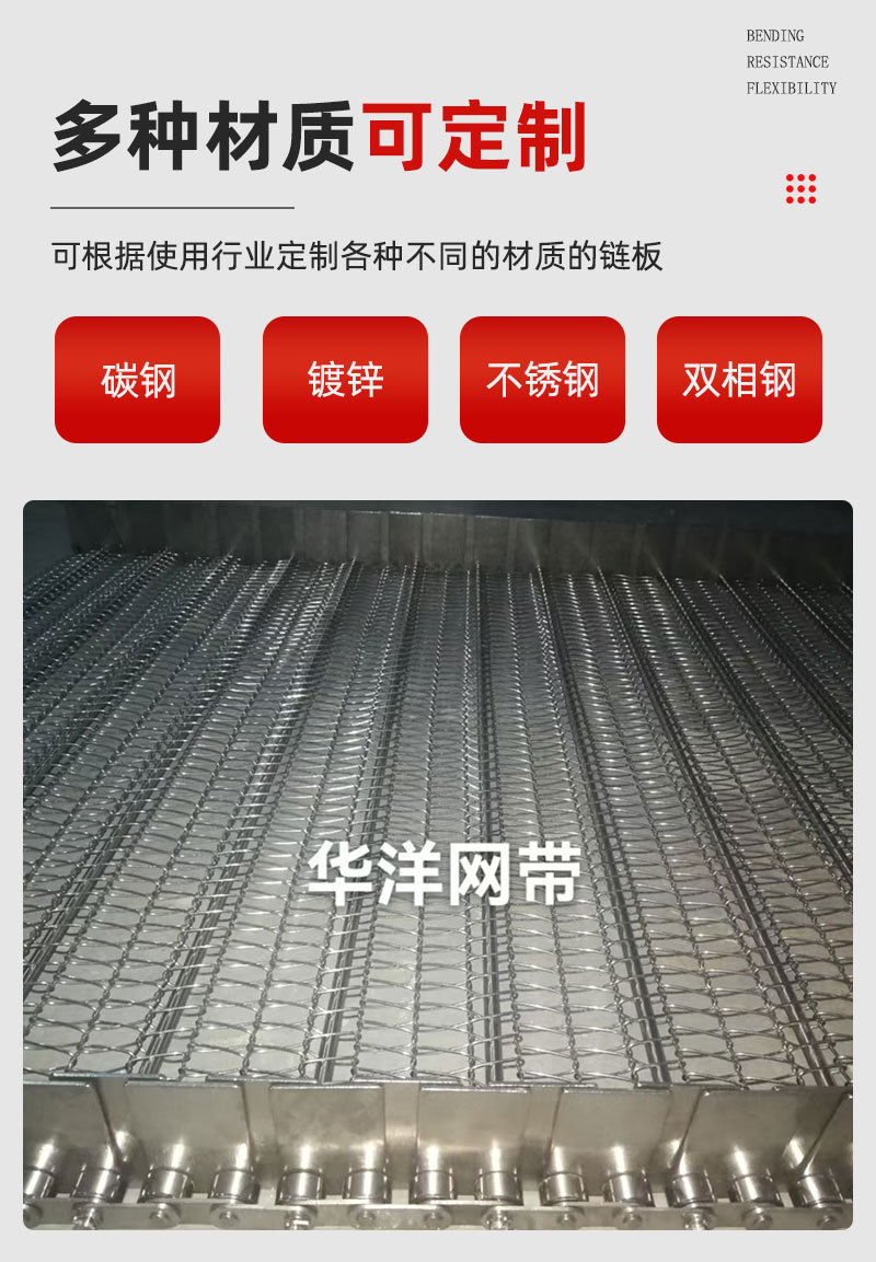 不锈钢输送网带人字形加密网链工业隧道炉烘干流水线网带现货供应