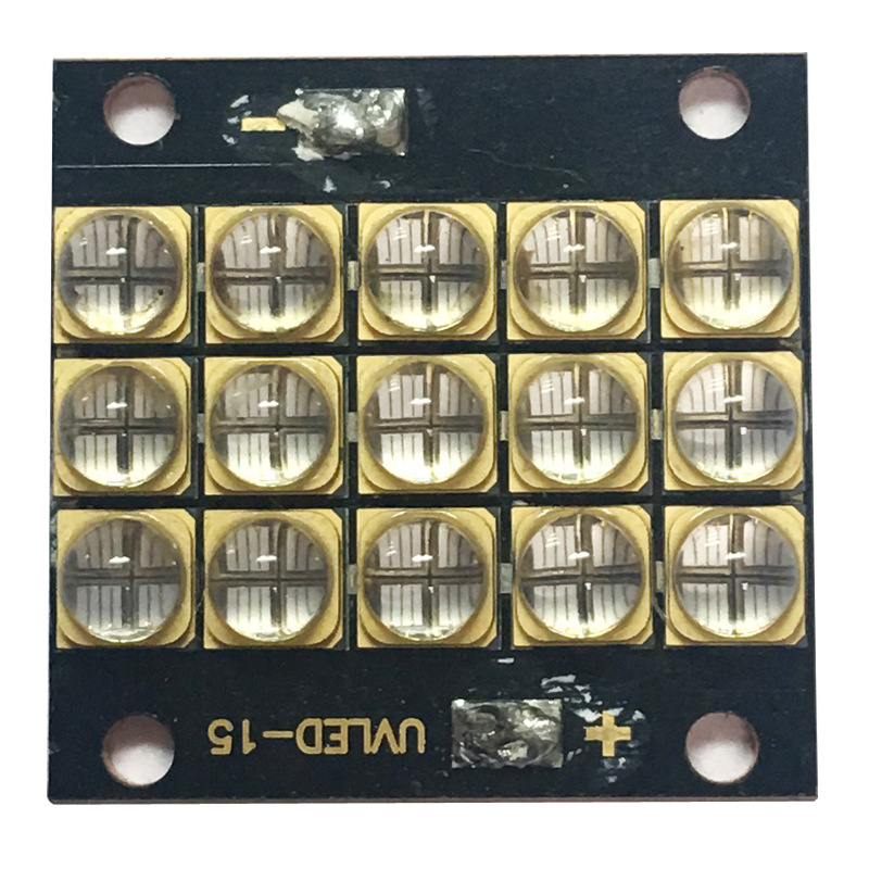 打印机用UVLED150W紫光6565灯珠LG380到385NM带板高品质