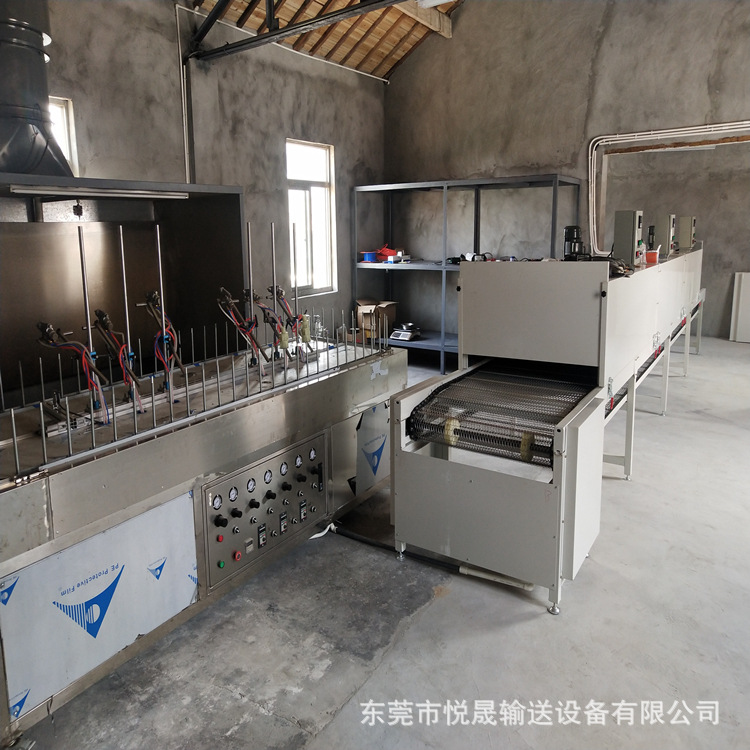 定制隧道炉烘干线不锈钢网带五金塑料烘干线丝印隧道烘干流水线