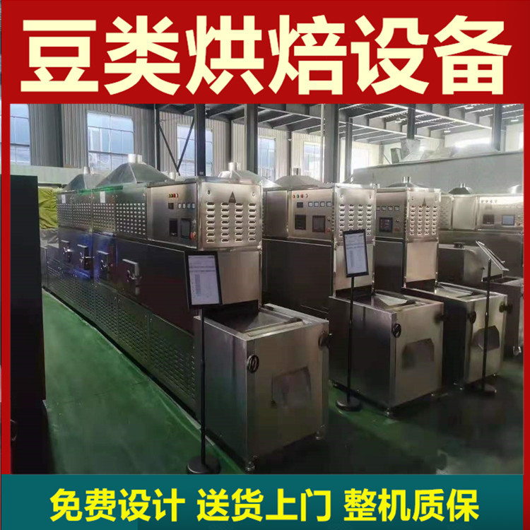 花生米熟化设备花生米微波熟化机花生米炒熟隧道炉