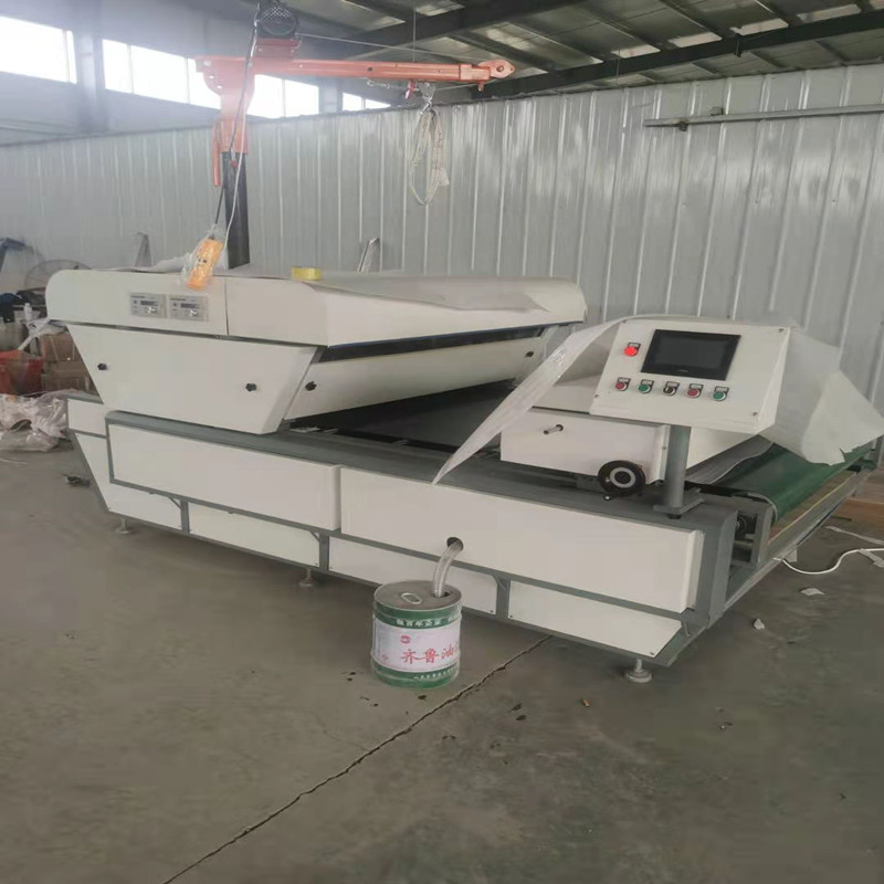 广告牌pvc板淋涂机家具上光淋幕机背景墙瓷砖uv光油固化机