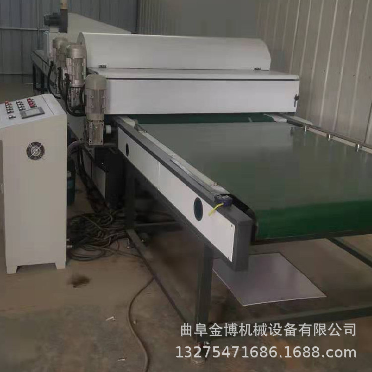 高光肤感UV光油淋涂固化一体机岗石大板UV淋涂生产设备
