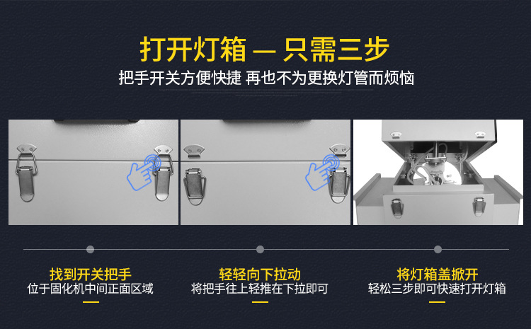 RX300-1紫外线UV设备UV胶干燥硬化专用光固机小型桌面式UV固化机