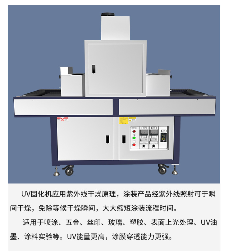 LY400-2BY3光油UV光固化机6kw高配UV固化机两档调光UV隧道炉双灯