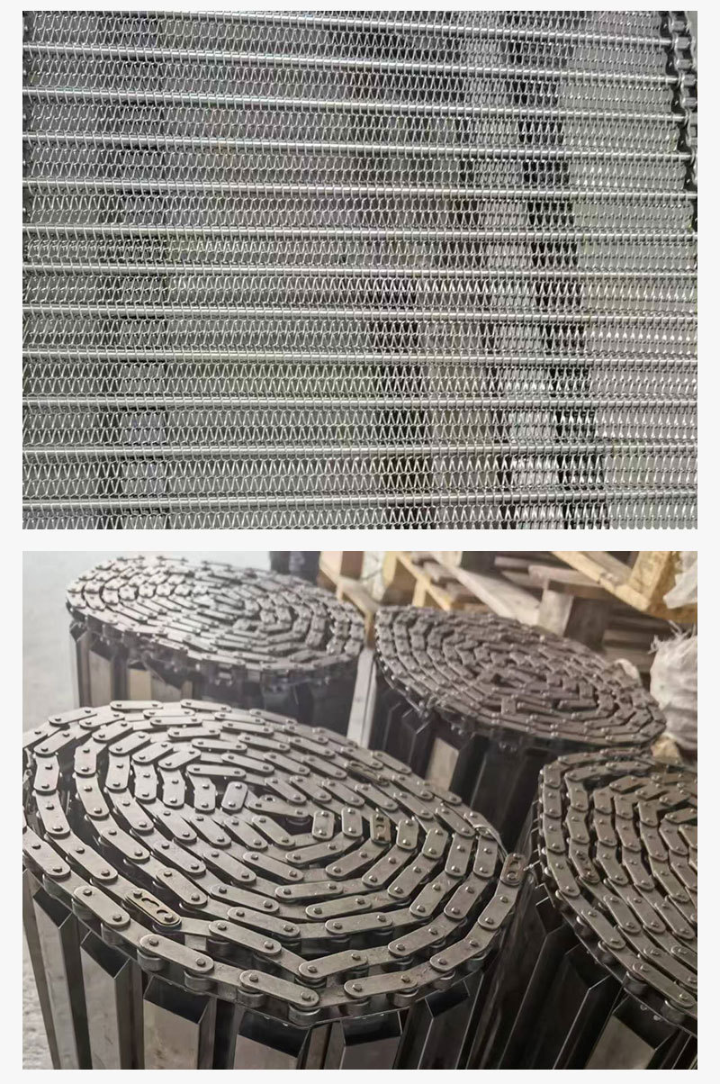 不锈钢输送网带人字形加密网链工业隧道炉烘干流水线网带现货供应