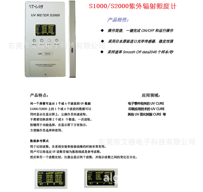 紫外能量计UV能量测试仪UV-PLUS、UV-PUCK、S1000&S2000能能量计