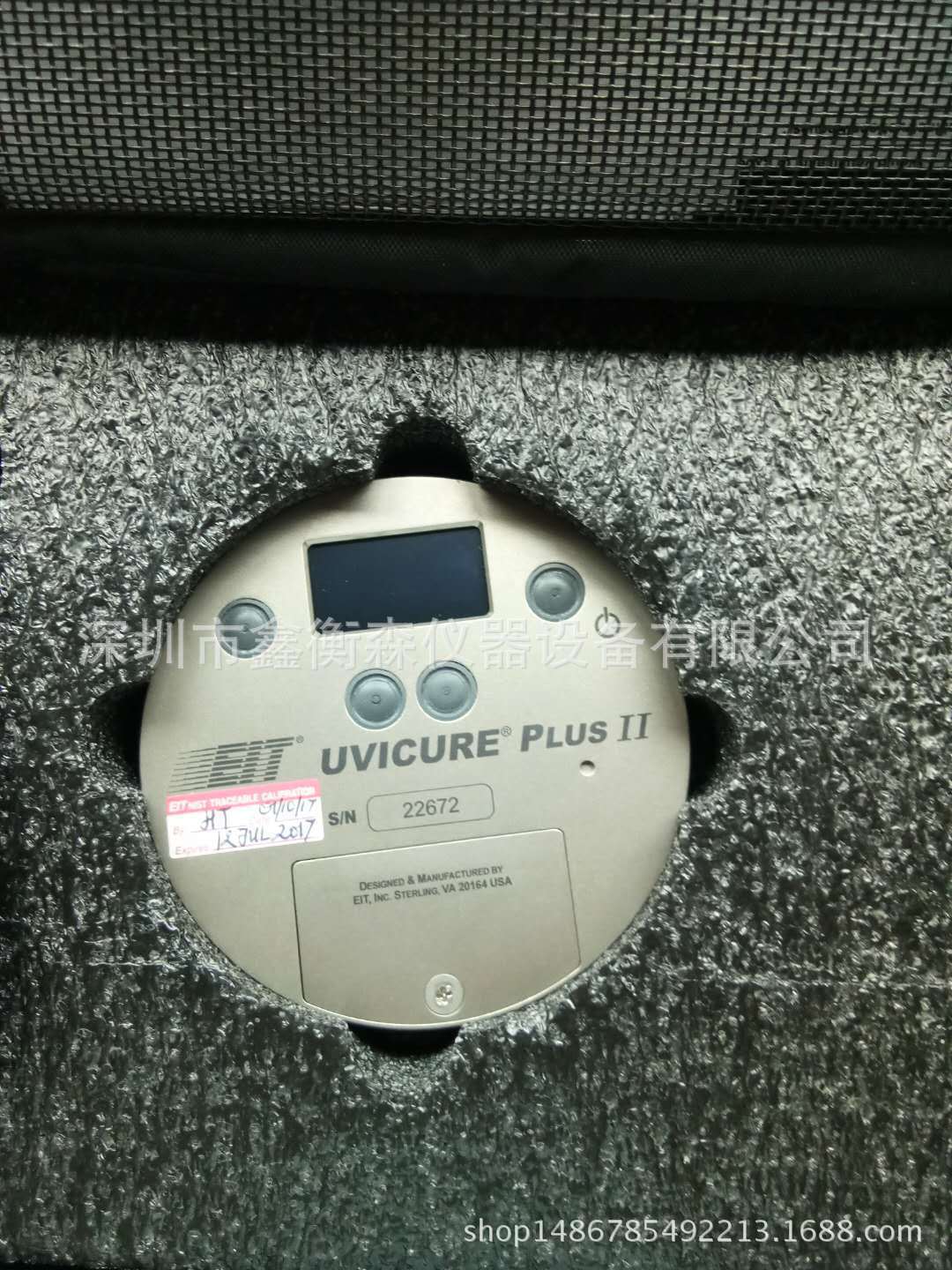 美国EITUV能量计单通道能量计UVICUREPlusⅡ单波段能量计