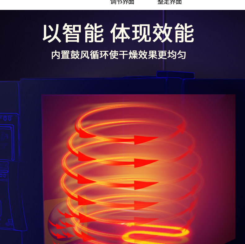 电恒温工业用烘箱真空干燥箱烘干箱鼓风烤箱实验室电热商用干燥机