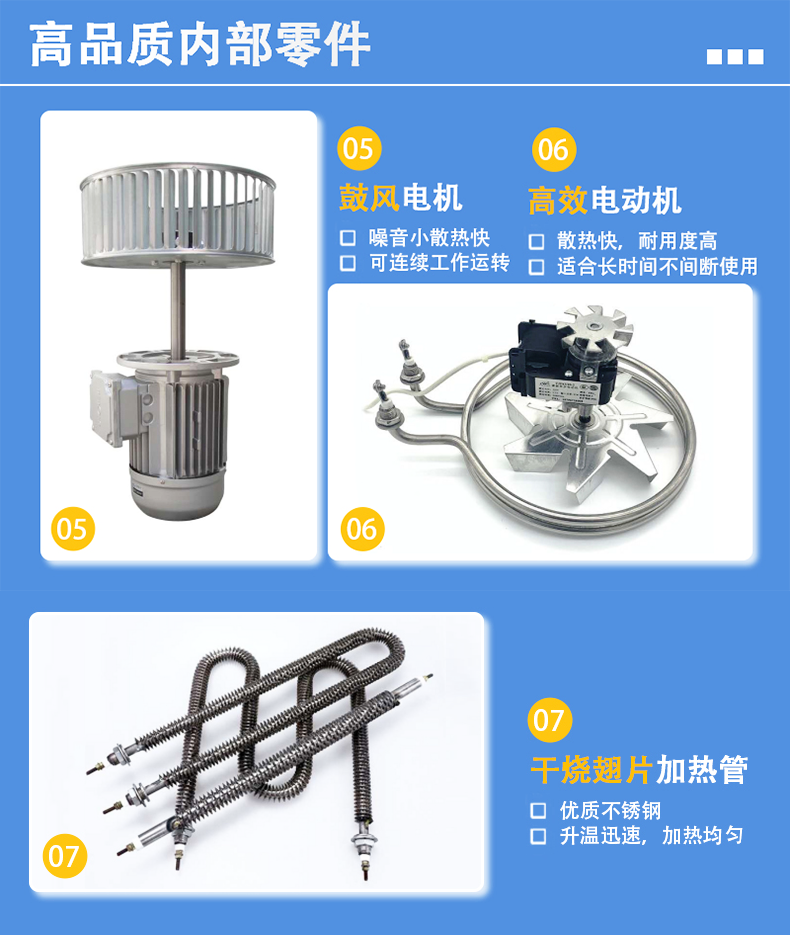 大型工业热风循环烘箱厂家 精密热处理高温试验箱烤箱双门单门可选