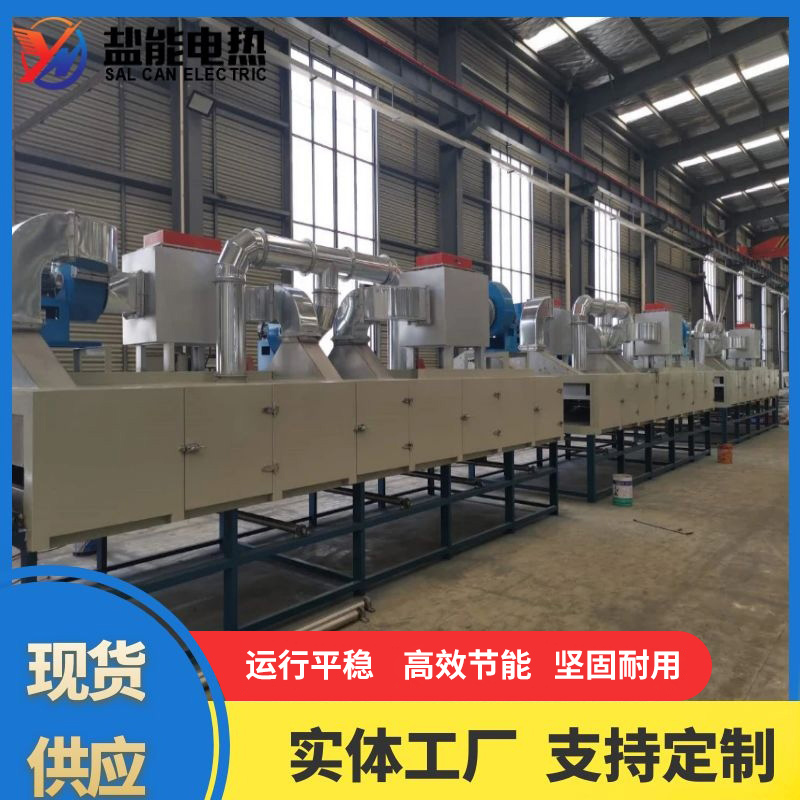 盐能 高温隧道炉厂家 电加热烘干线 快速干燥温控便捷 支持定制