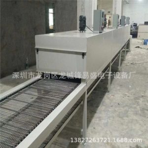 丝印流水线_高温烘干线隧道炉五金电镀厂网带线东莞喷油拉丝印流水线