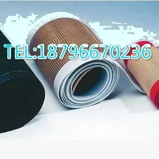 特氟龙网带_特氟龙铁氟龙传送带烘烤箱uv炉烘干线输送带4*4网定制