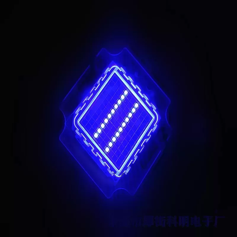 uvled灯珠_厂家供应UVled灯珠20W紫光波长415-420nm10串2并大功率集成