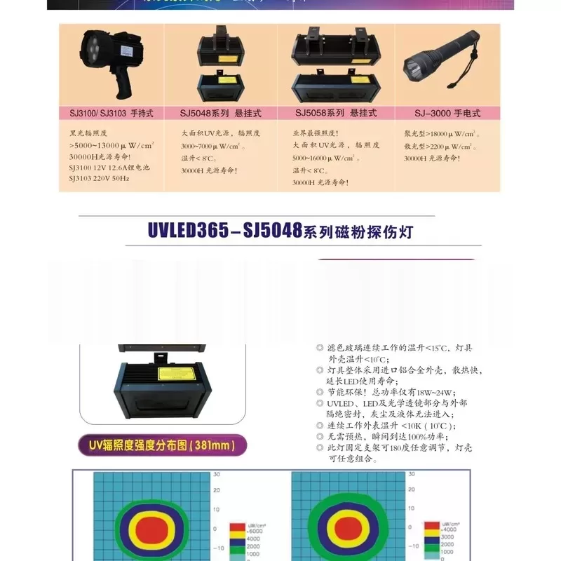 紫外线led灯_紫外线灯磁粉探伤机紫外线led灯便捷耐用