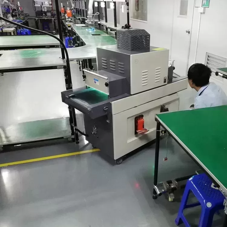 pcb线路板焊点_PCB线路板焊点保护UV胶专用UV固化机UV炉