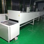 喷涂流水线_隧道炉烘干线不锈钢房输送机链板流水线高温隧道炉流水线