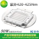 大功率LED灯珠_大功率50W紫光灯珠3D打印机固化灯印刷用uvled紫外425nm灯珠