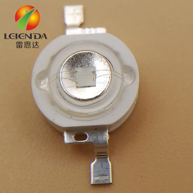 大功率LED灯珠_大功率1W3W紫光灯珠3D打印机固化灯印刷用uvled紫外395nm灯珠