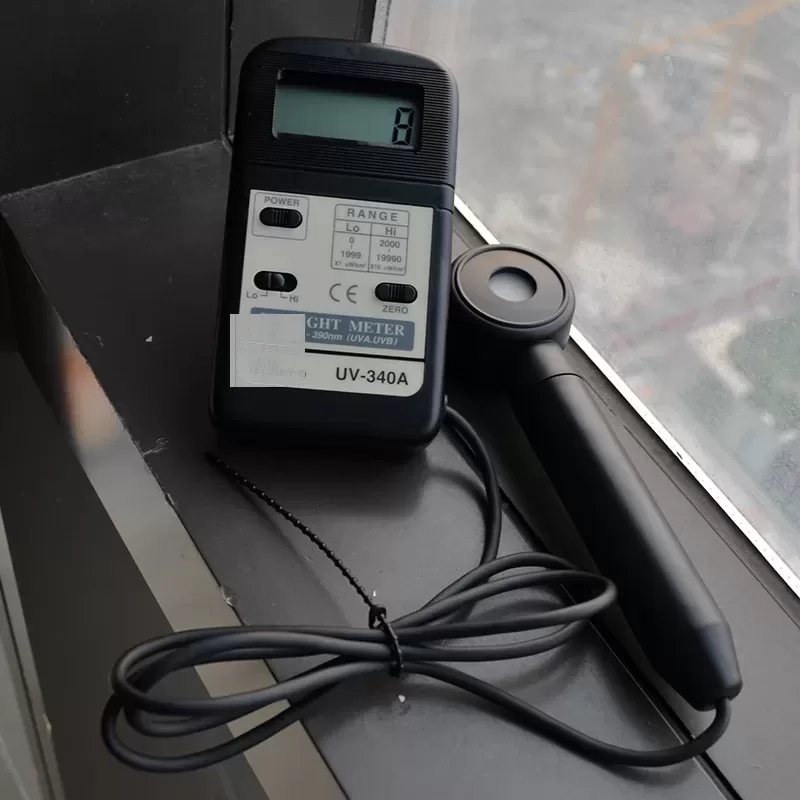 UVA紫外辐照计365nm波长紫外线辐射照度计台湾lutron路昌UV-340A