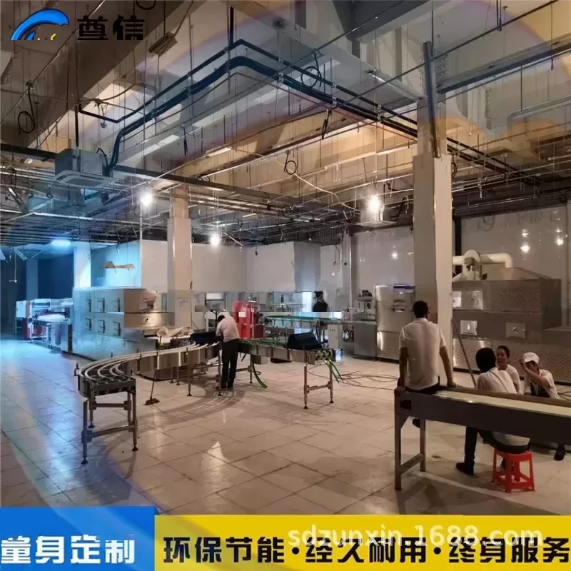 食品商用微波加热设备自动感应式盒饭微波加热隧道炉