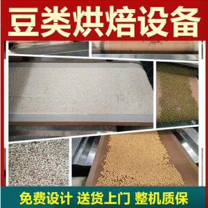 花生米熟化设备花生米微波熟化机花生米炒熟隧道炉