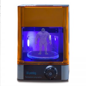 新款光固化3D打印机二次光固化机UV树脂铸造失蜡固化机树脂固化箱