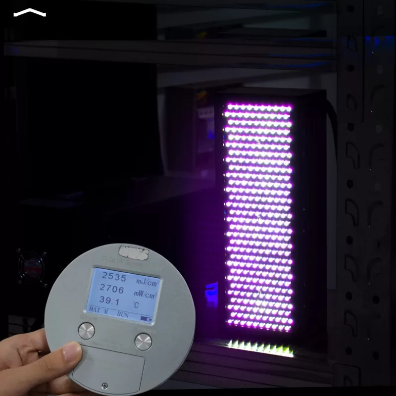 100×300光模块模组线路胶水UVLED固化灯UVLED面光源紫外固化机