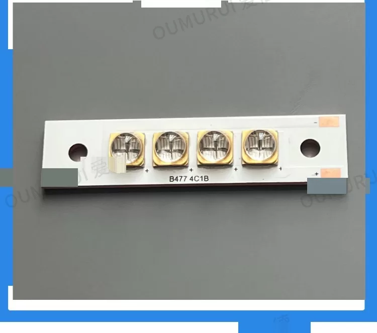 395nmLED油墨打印机固化UVA 6565紫光10W-150W风冷水冷UV固化模块