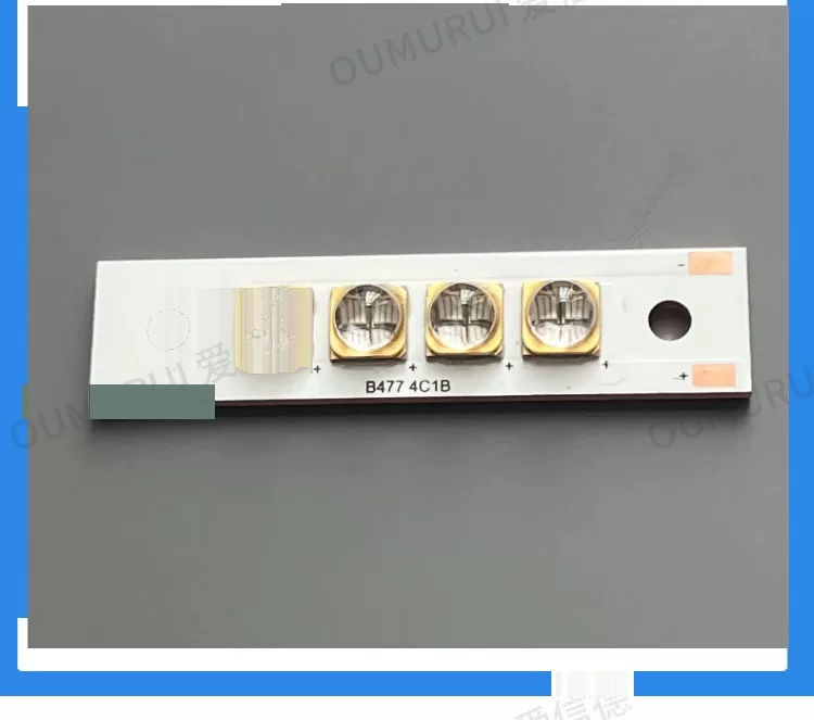 395nmLED油墨打印机固化UVA 6565紫光10W-150W风冷水冷UV固化模块