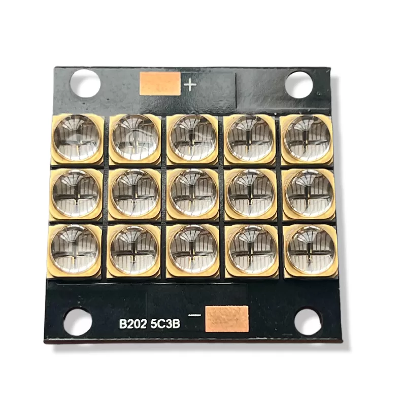 395nmLED油墨打印机固化UVA 6565紫光10W-150W风冷水冷UV固化模块