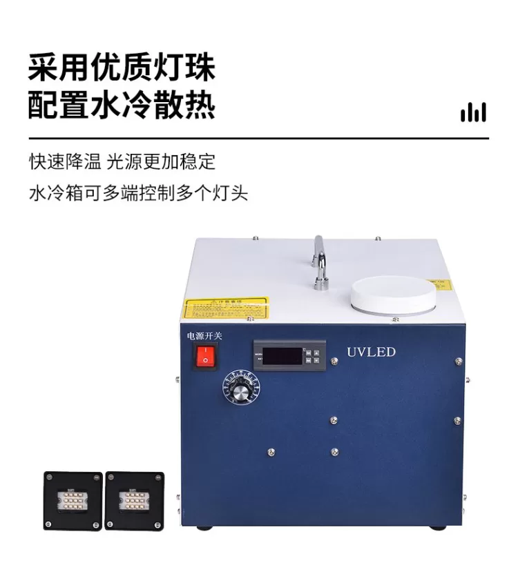 UVLED固化灯 风冷LED面光源 紫外线固化系统365nm无影胶UV光固机