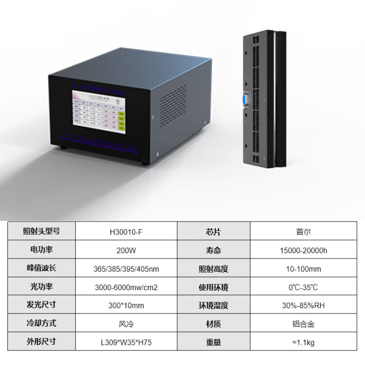 UVLED线光源紫外线固化灯uv固化机UV灯焊点保护固化设备跨境热销