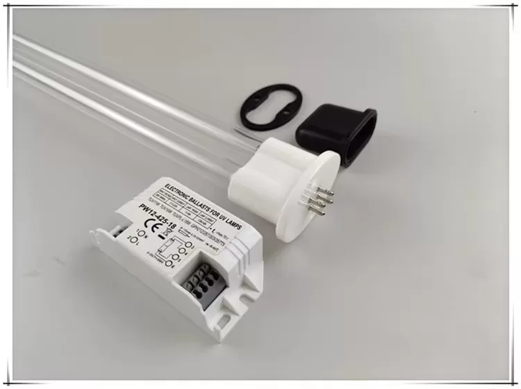 UV光氧光解灯管紫外线臭氧消毒柜杀菌灯管电子镇流器PW12-425-18W