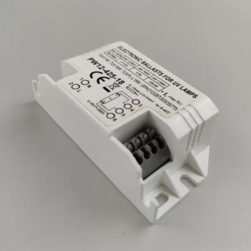 UV光氧光解灯管紫外线臭氧消毒柜杀菌灯管电子镇流器PW12-425-18W