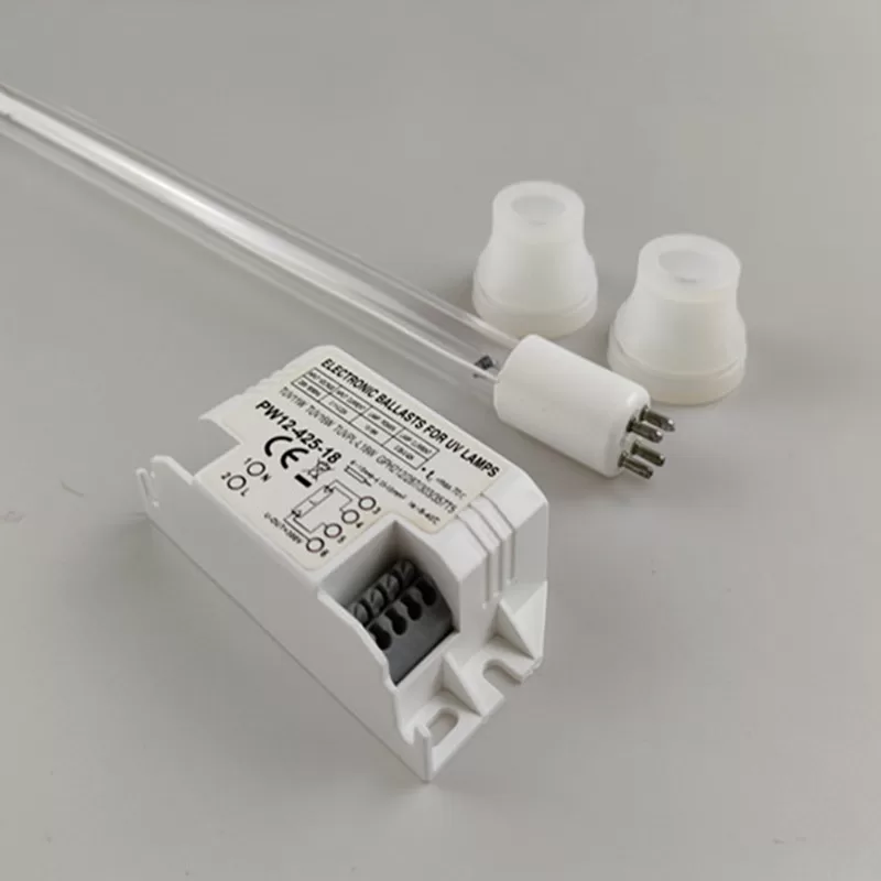 UV光氧光解灯管紫外线臭氧消毒柜杀菌灯管电子镇流器PW12-425-18W