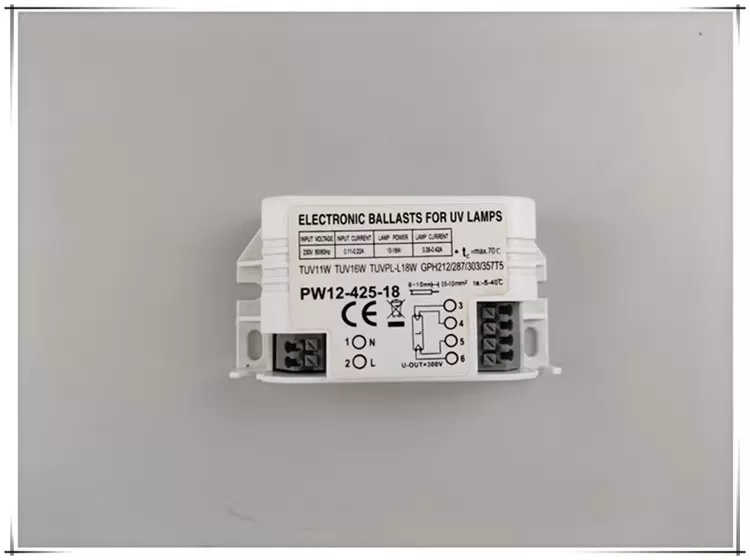 UV光氧光解灯管紫外线臭氧消毒柜杀菌灯管电子镇流器PW12-425-18W